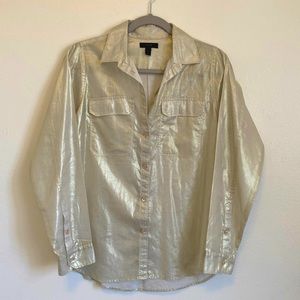 J. CREW BUTTON DOWN SHIRT SZ 4